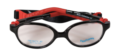 FlexFrames Infinity black red