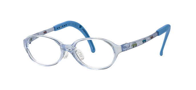 Tomato TKAC Eyeglass Frame clear blue cars