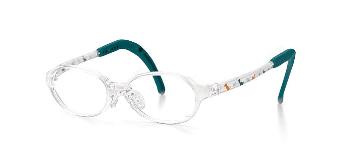 Tomato TKAC Eyeglass Frame clear green dinos
