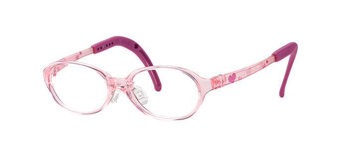Tomato TKAC Eyeglass Frame clear pink hearts