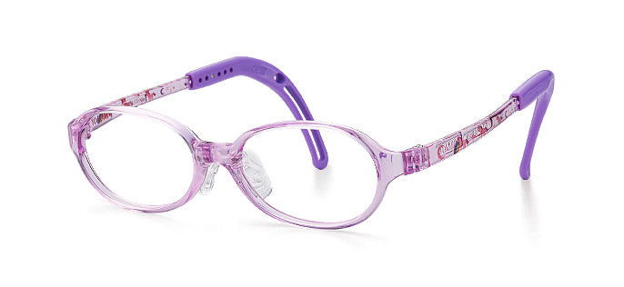 Tomato TKAC Eyeglass Frame clear purple rainbow